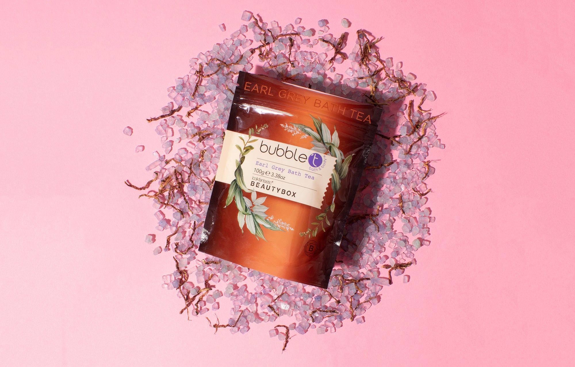 Introducing Bubble T x Lookfantastic Earl Grey Tea Bath Salts