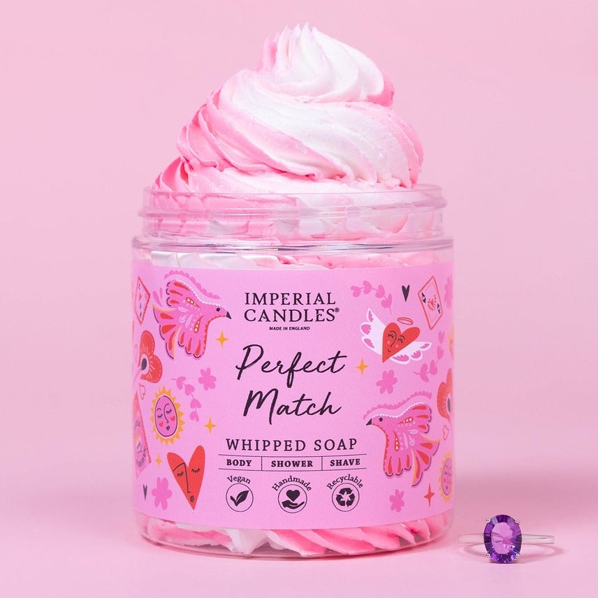 'Perfect Match' Large Whipped Soap Shaving Butter with Ring