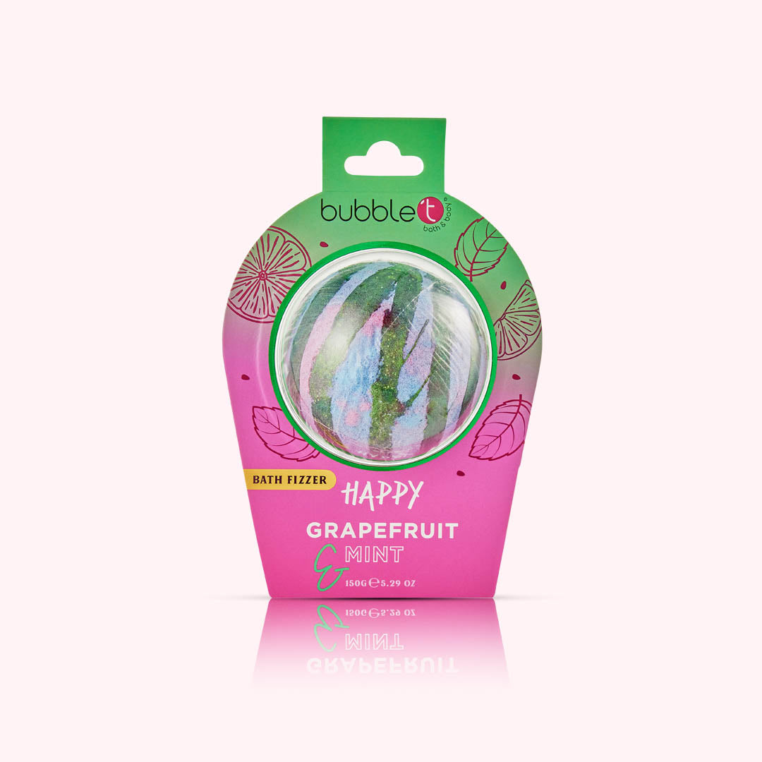 Grapefruit & Mint Happy Bath Bomb (150g)