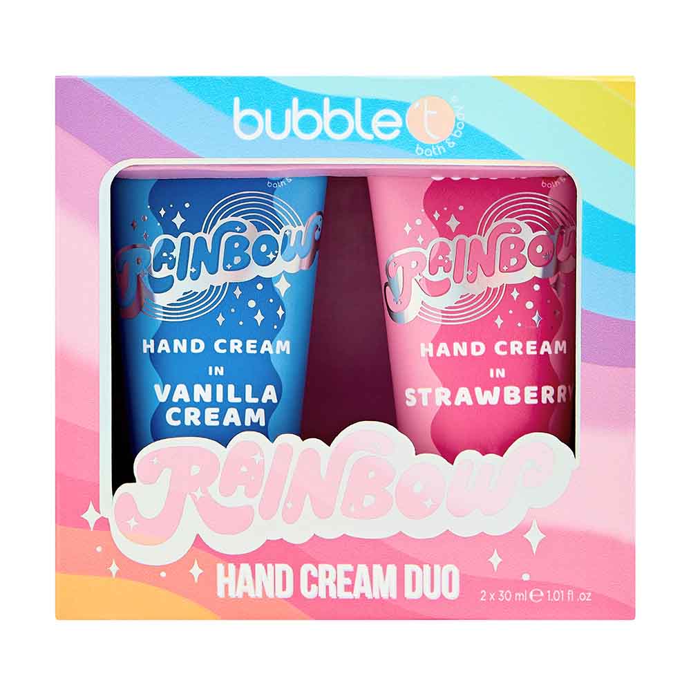 Rainbow Hand Cream Duo – Strawberry & Vanilla Cream (2 x 30ml)