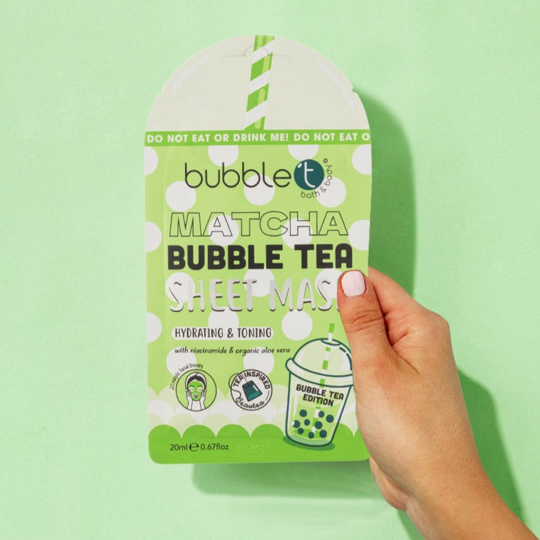 Matcha Sheet Mask - Bubble Tea Edition