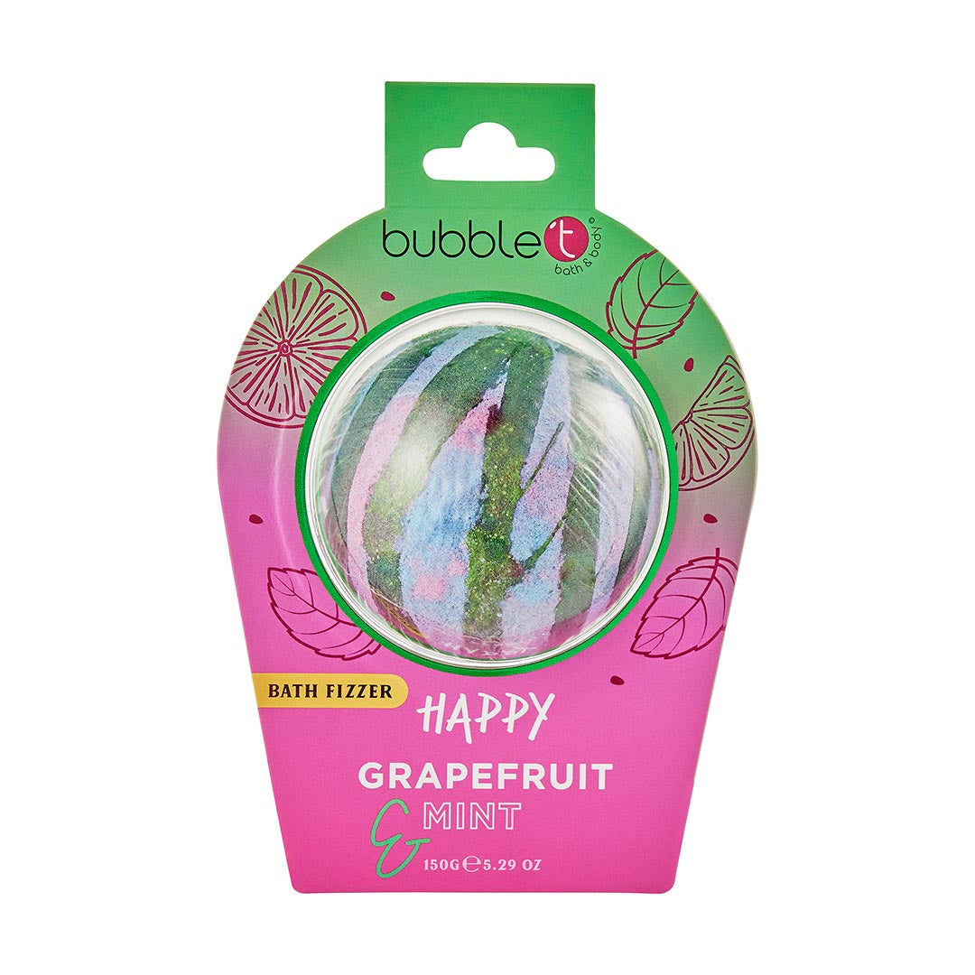 Grapefruit & Mint Happy Bath Bomb (150g)