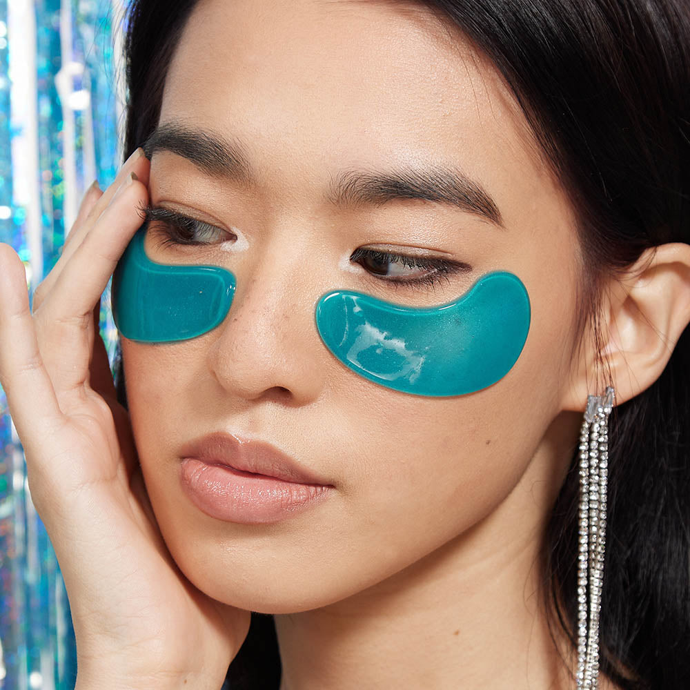 Hydrogel Under Eye Patches - Hyaluronic Acid & Green Tea x 3