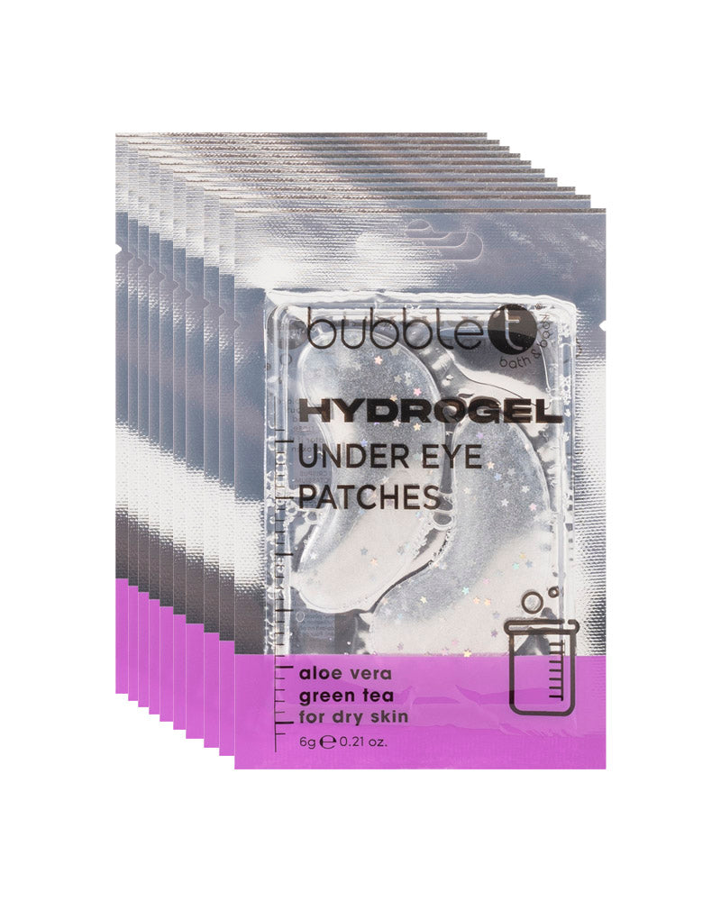 Hydrogel Under Eye Patches - Aloe Vera & Green Tea (10 pairs)