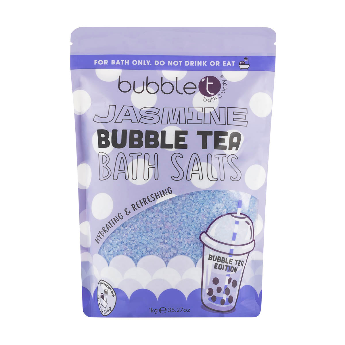 Jasmine Bath Salts - Bubble Tea Edition (1KG)