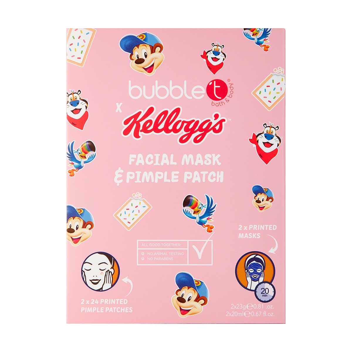 Kellogg's Facial Mask & Pimple Patches