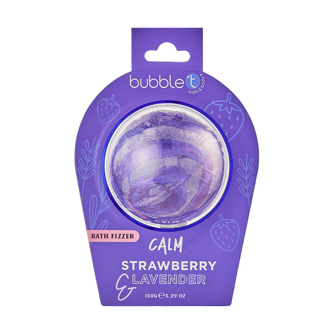 Lavender & Strawberry Calming Bath Bomb