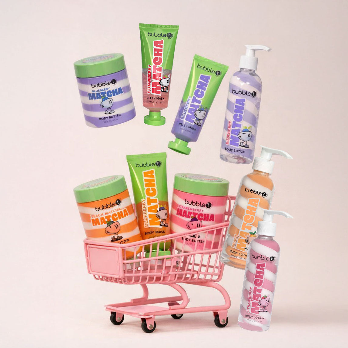 Matcha Skincare Body Bundle - Set of 9