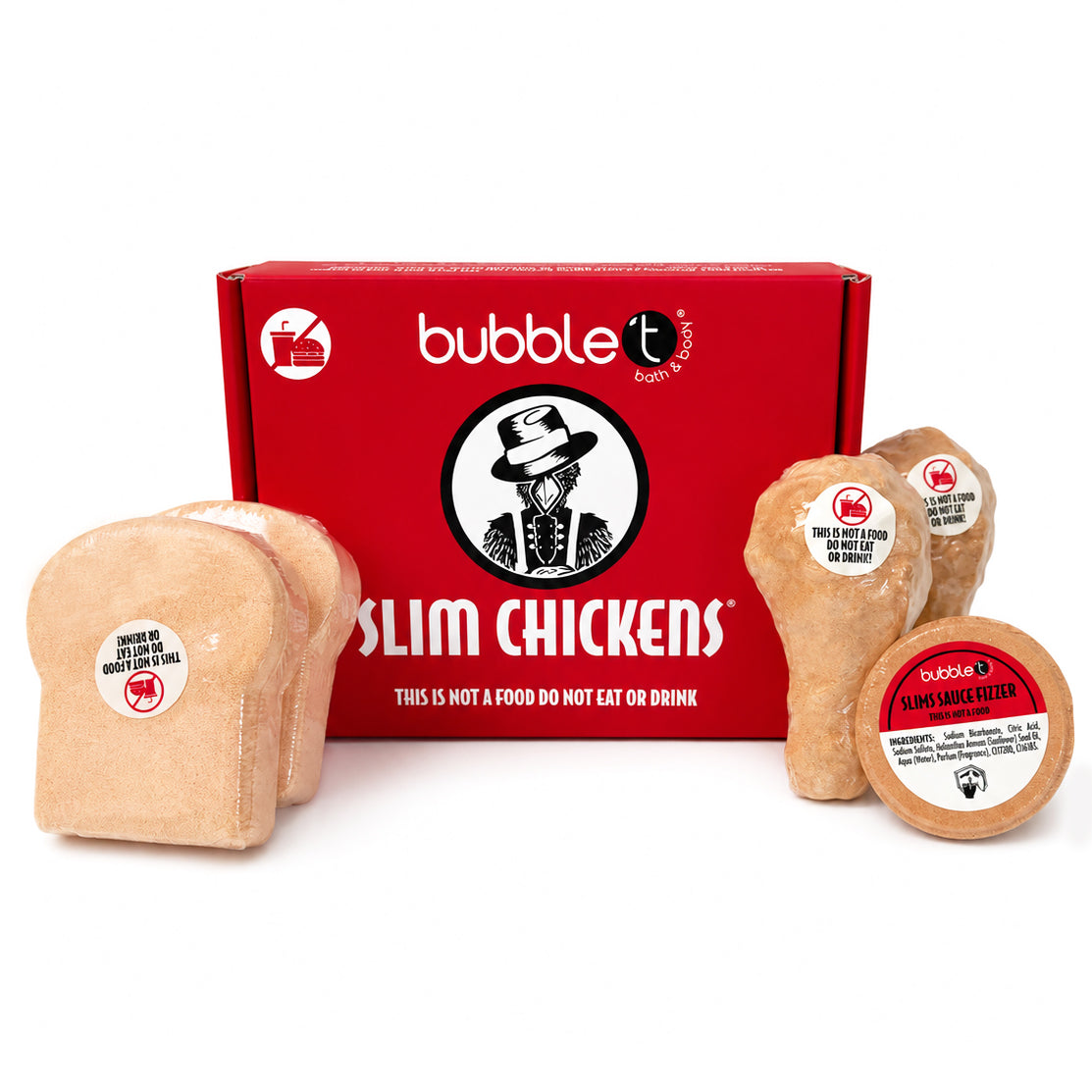 Bubble T x Slim Chickens Bath Bomb Gift Set