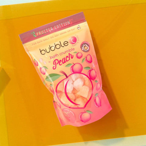 Fruitea Peach Bath Bomb Crumble (250g)