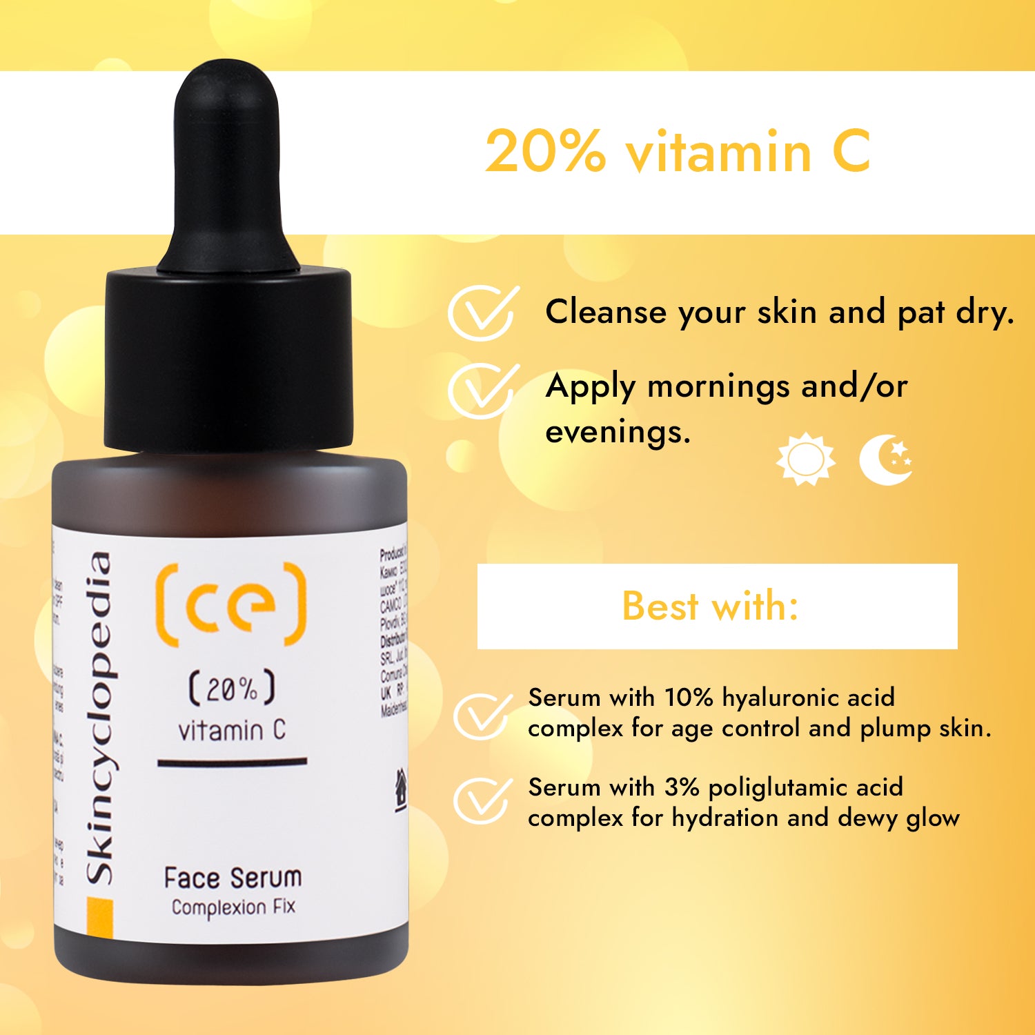 Skincyclopedia Face Serum with 20% Vitamin C (30ml)