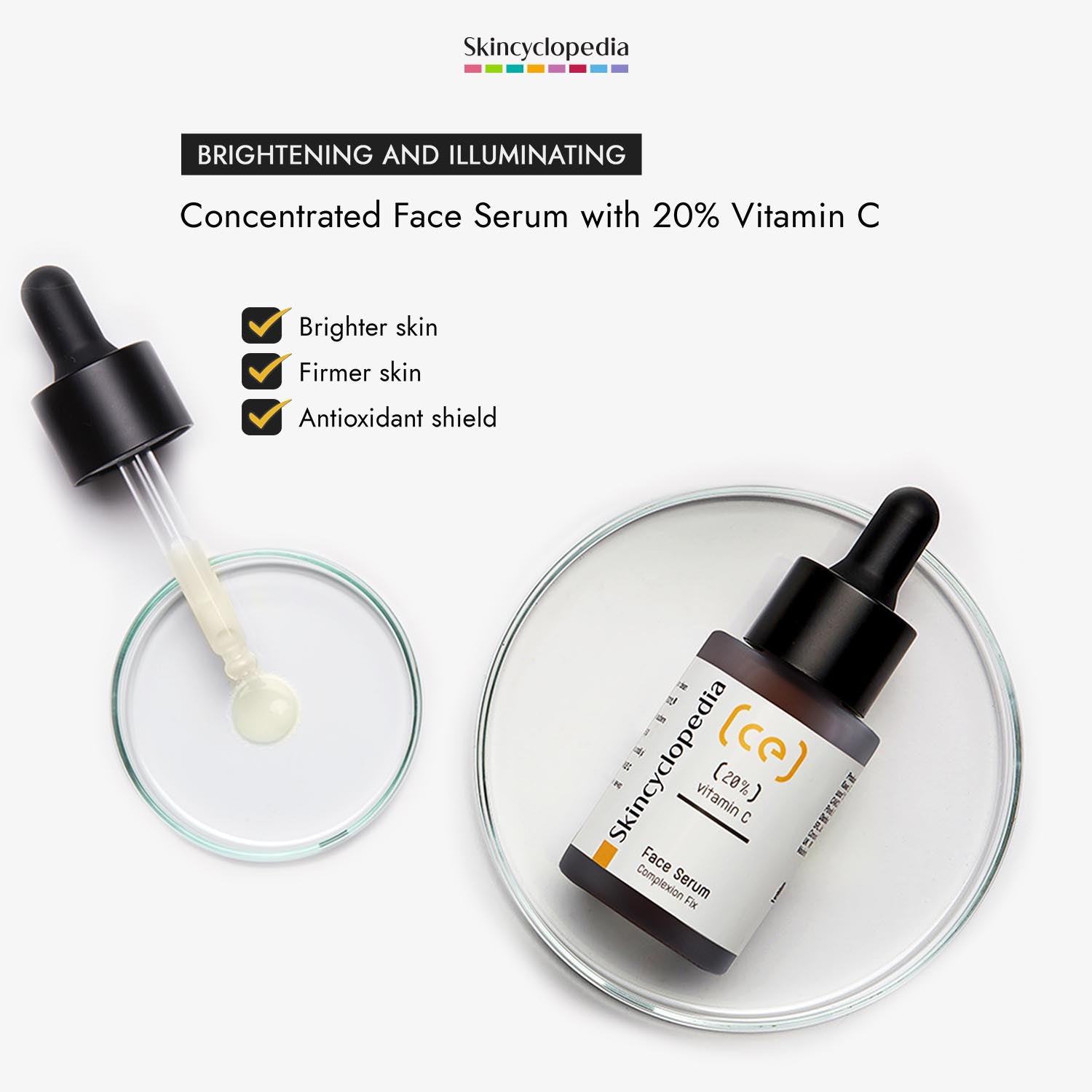 Skincyclopedia Face Serum with 20% Vitamin C (30ml)