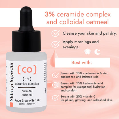 Skincyclopedia Face Serum with 3% Ceramide Complex (30ml)