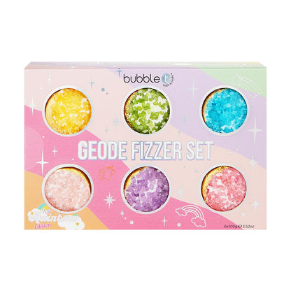 Rainbow Geode Bath Fizzer Gift Set (6 x 100g)