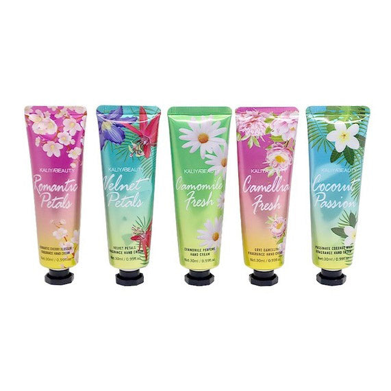 Kaliya Beauty Floral Moisturising Hand Cream (Pack of 5)