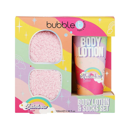 Rainbow Body Lotion & Socks Gift Set