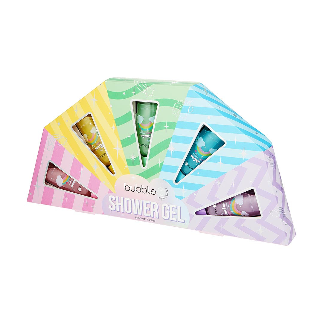 Rainbow Shower Gel Gift Set (5 x 100ml)