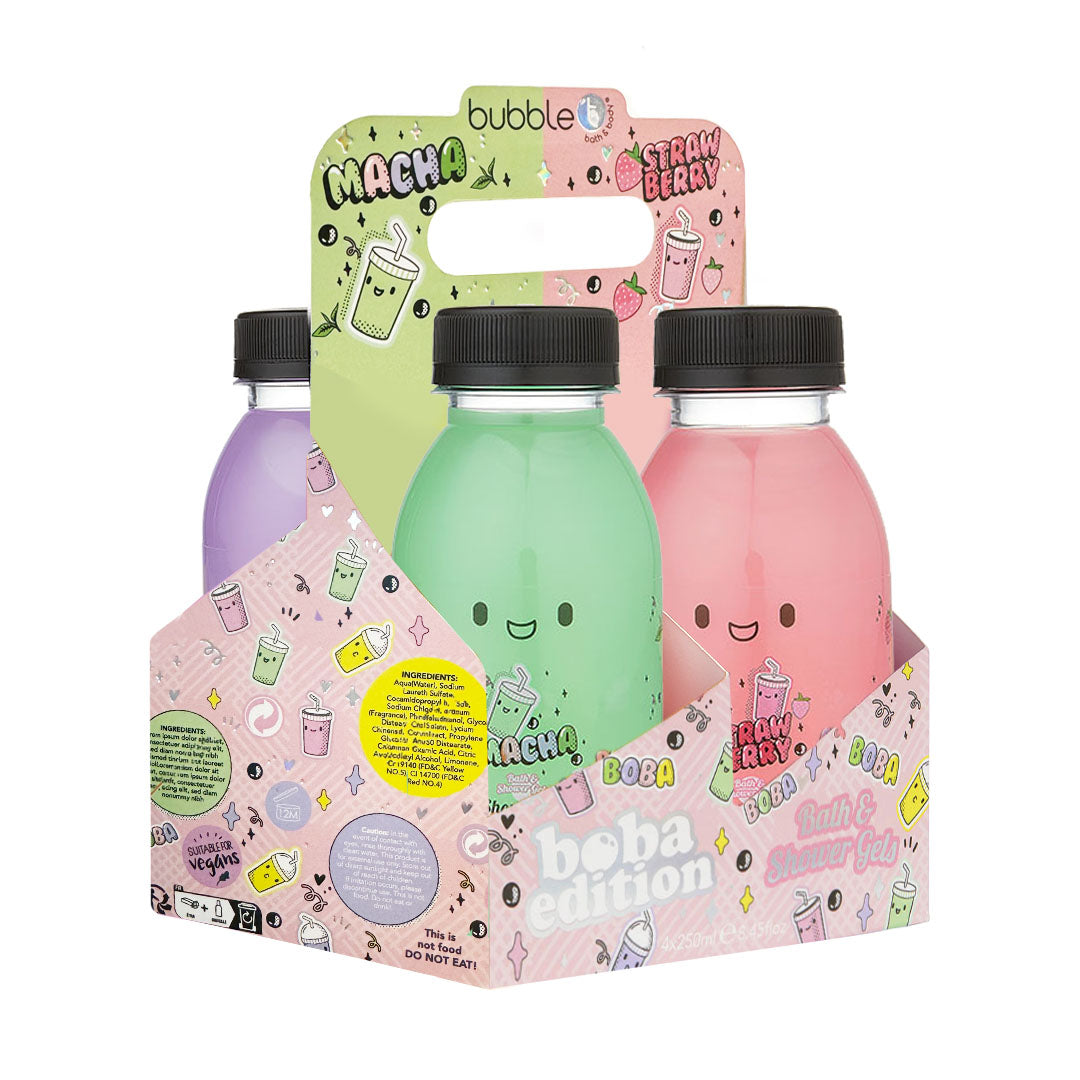 Shower Gel Gift Set - Boba Edition (4 x 250ml)