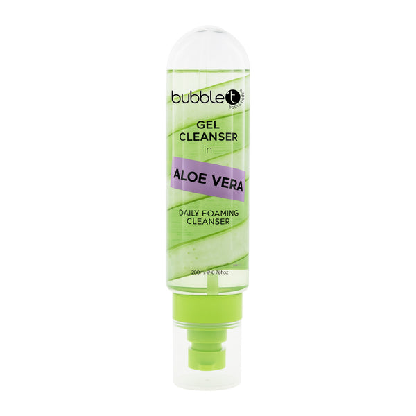 Aloe Vera Foaming Gel Cleanser (200ml) – Bubble T Cosmetics