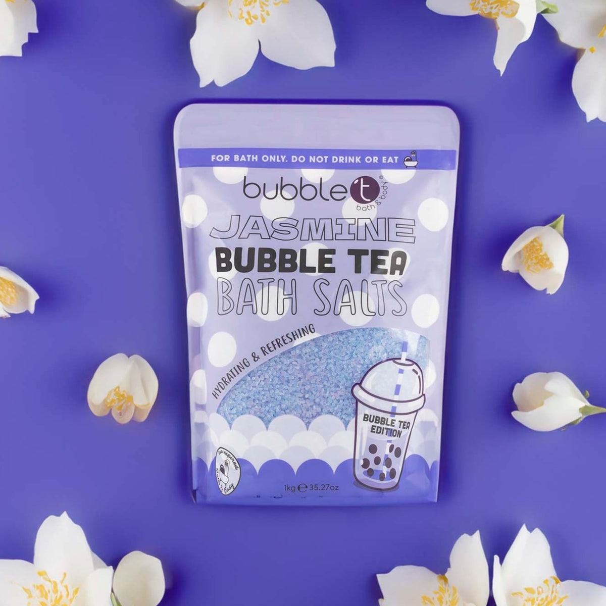 Jasmine Tea Infused Bath Salts | Bath Salts | Bubble T Cosmetics