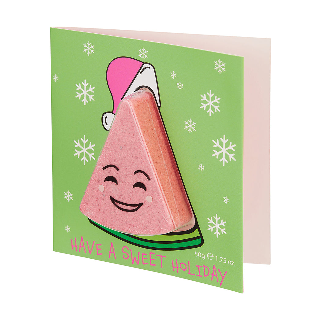 'Have a Sweet Holiday' Bath Bomb Christmas Card (50g)