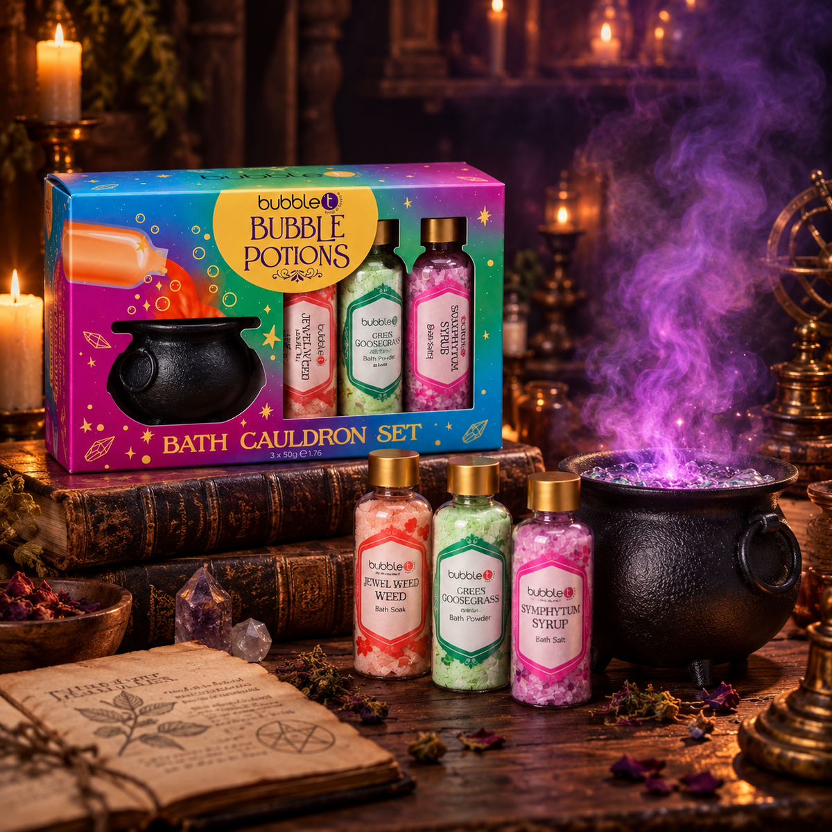 Bubble Potions Bath Cauldron Set