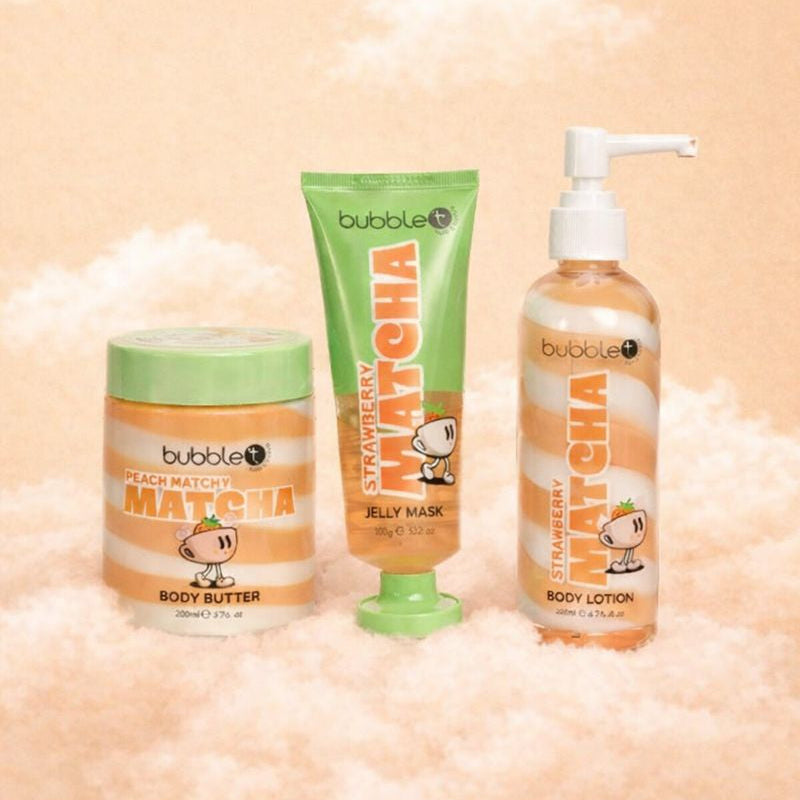 Peach Matcha Skincare Bundle - Set of 3