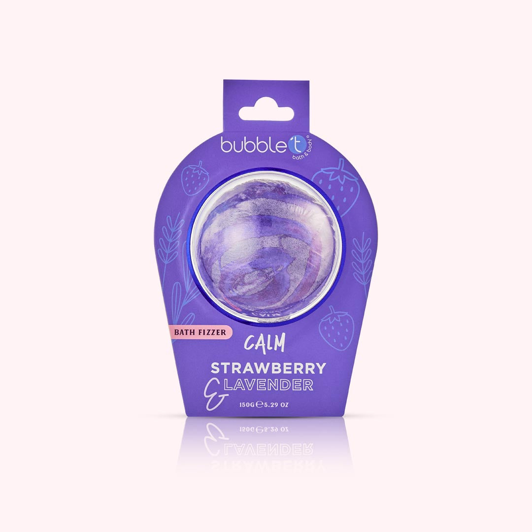 Lavender & Strawberry Calming Bath Bomb