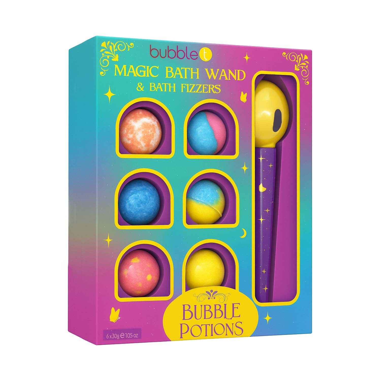 Magic Bath Wand & Fizzers Gift Set
