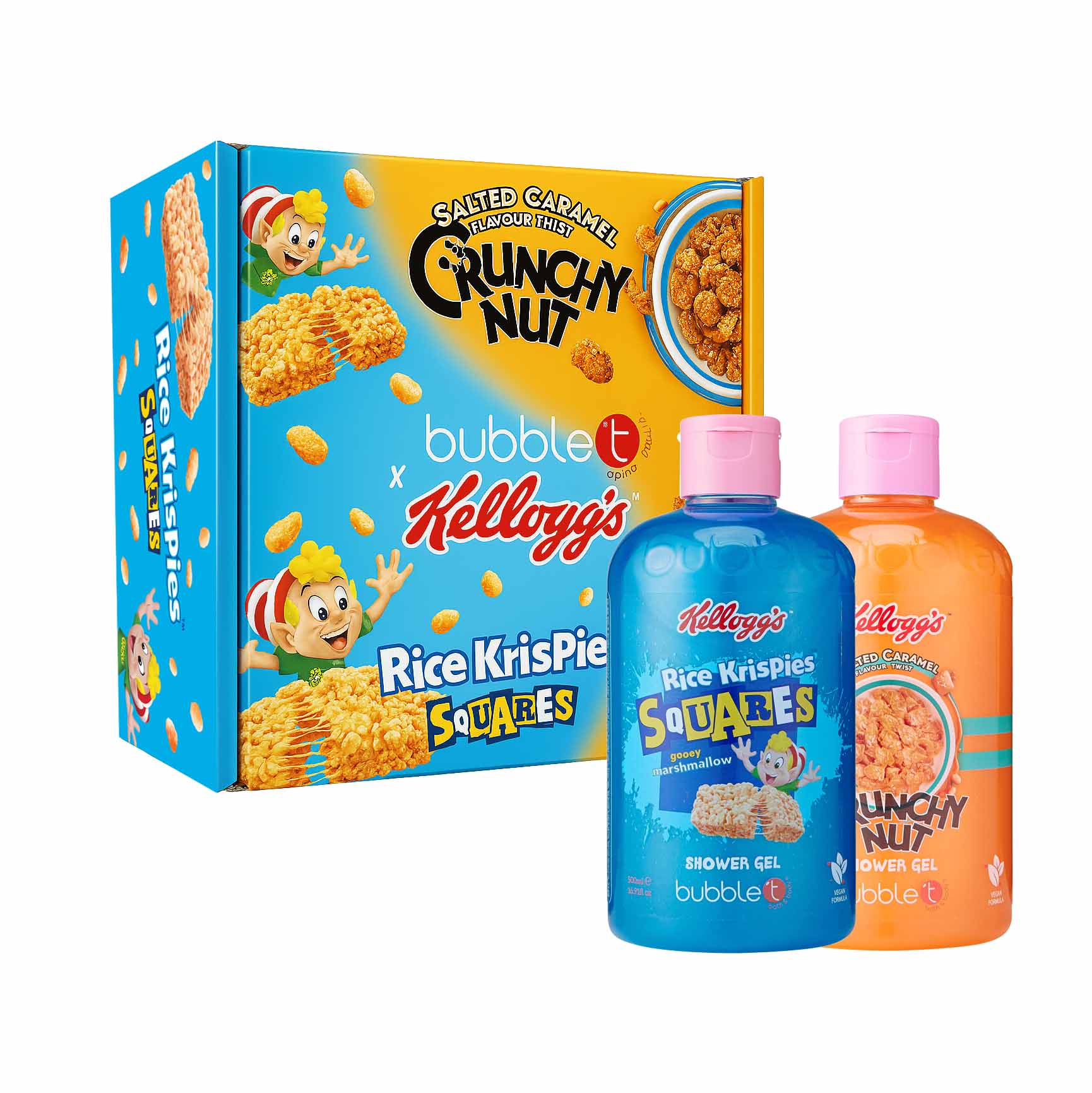 Kellogg's Crunchy Nut & Squares Shower Gel ( 2 x 500ml)