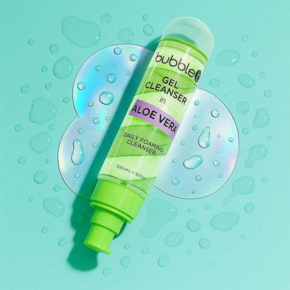 aloe vera bubble Aloe Vera Foaming Gel Cleanser (200ml) – Bubble T Cosmetics