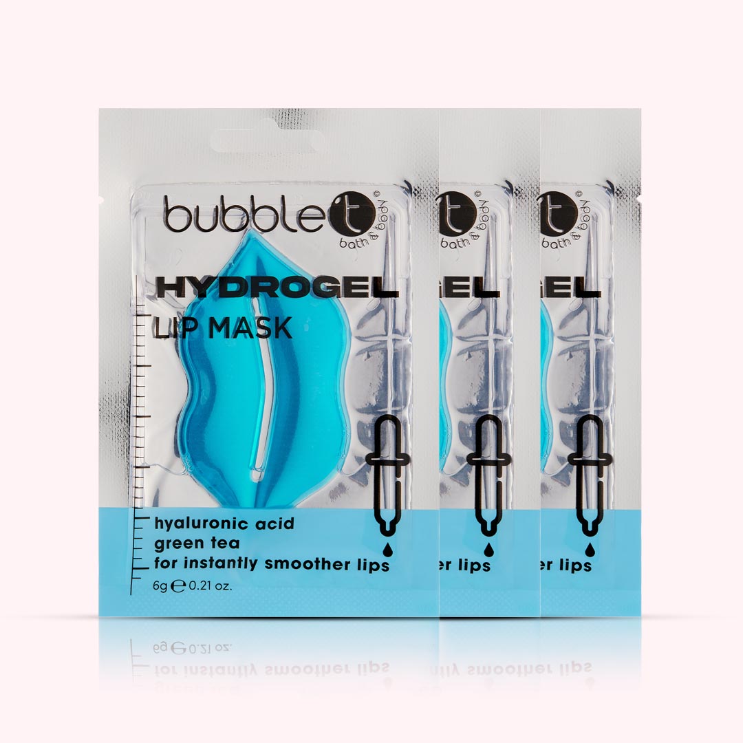 Hydrogel Lip Patches - Hyaluronic Acid & Green Tea (3 pack)