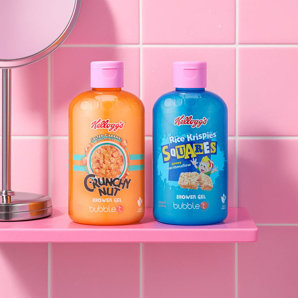 Kellogg's Crunchy Nut & Squares Shower Gel ( 2 x 500ml)