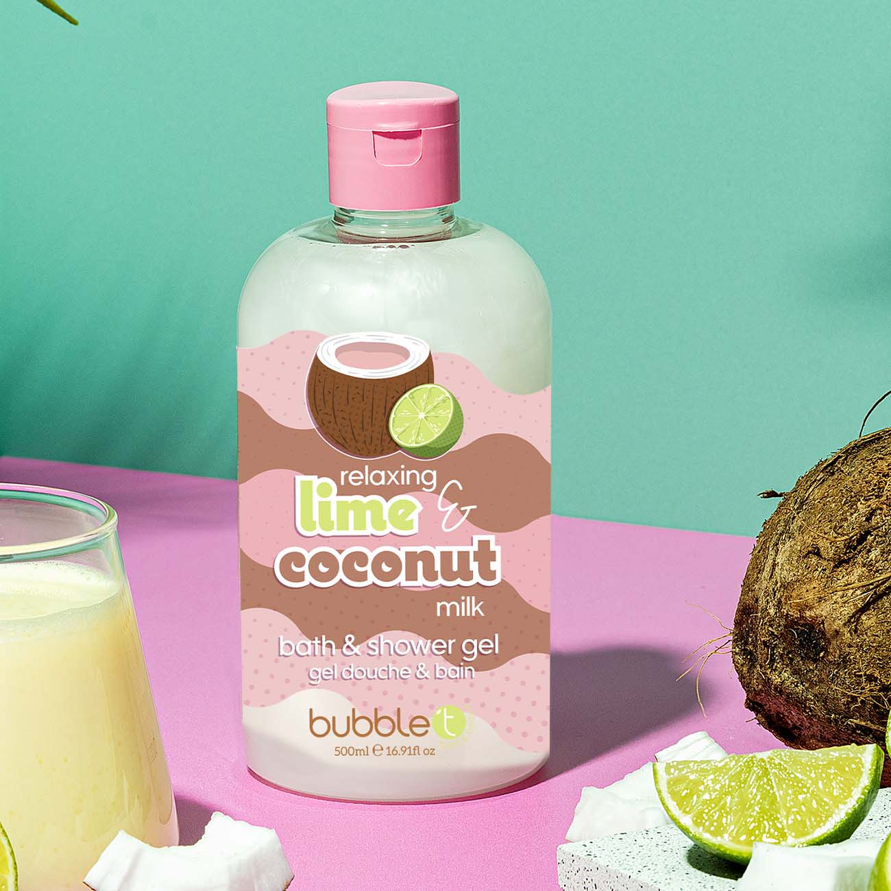 Lime & Coconut Smoothie Body Wash (500ml)