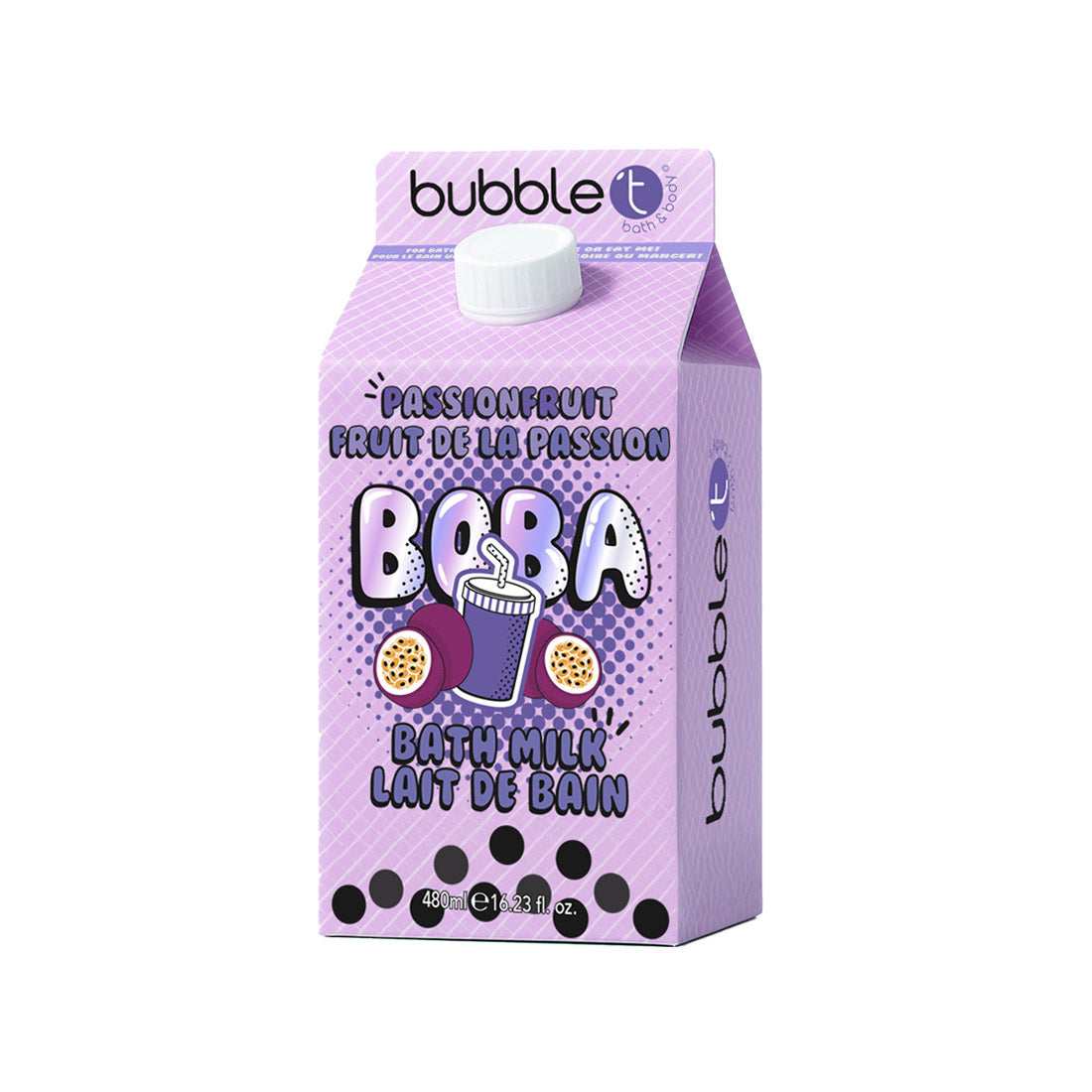 Passionfruit Boba Bubble Bath Milk (480ml)