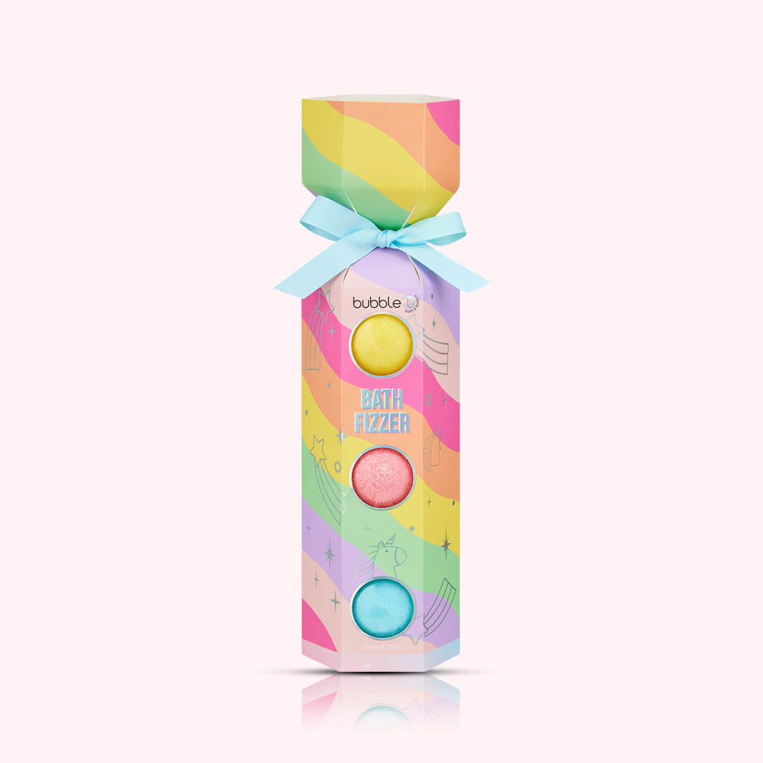 Rainbow Bath Bomb Fizzer Cracker Gift Set (3 x 180g)