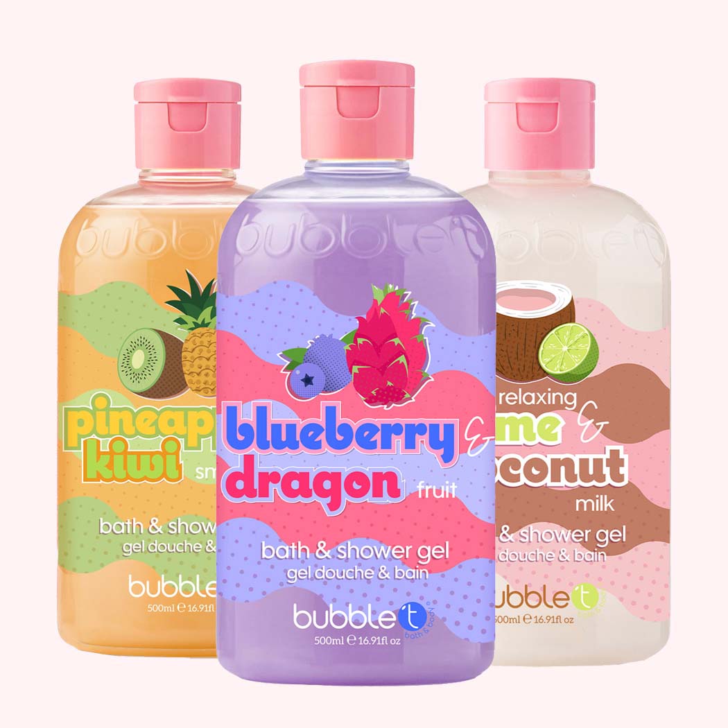 Smoothie Shower Gel Bundle (3 x 500ml)