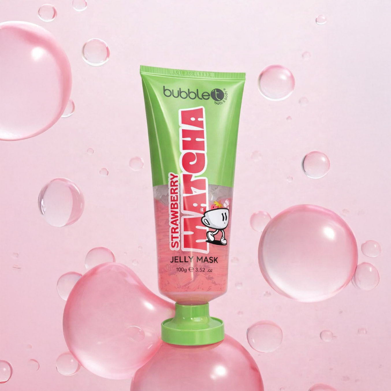 Strawberry Matcha Skincare Bundle - Set of 3