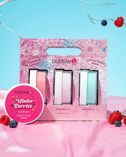 Frozen Berries Moisturising Body Butter Gift Set (3 x 100g)