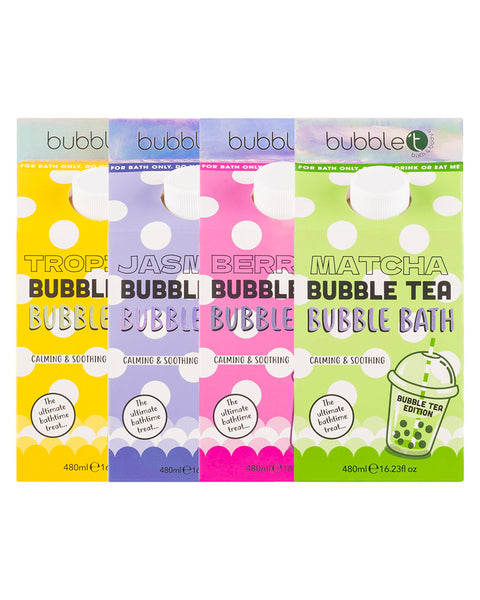 Bubble Tea Bubble Bath Bundle (4 x 480ml)