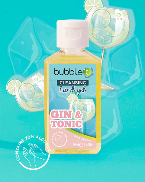 quick drying gin and tonic anti-bacterial cleansing hand sanitiser